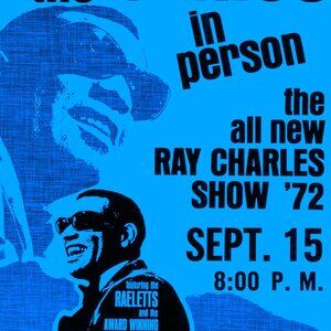 Ray Charles Concert Poster